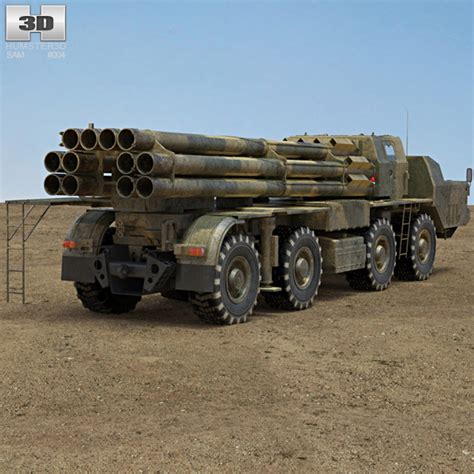 Bm-30 smerch 3D model - TurboSquid 1233812