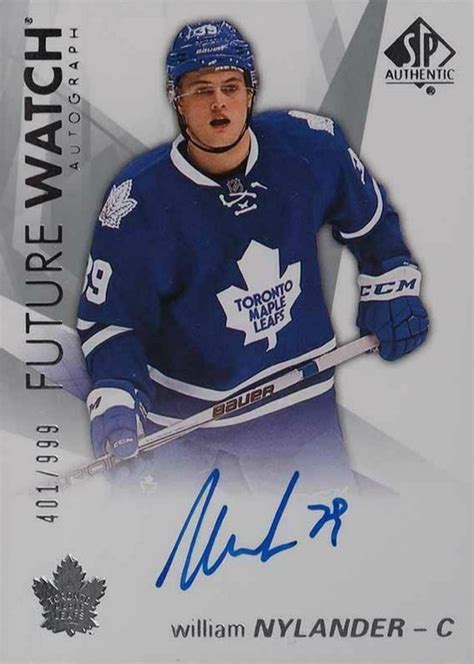 William Nylander 2016 SP Authentic 124 Future Watch Auto 999 Price