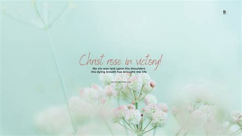 Christ rose in victory desktop wallpaper - Believers4ever.com