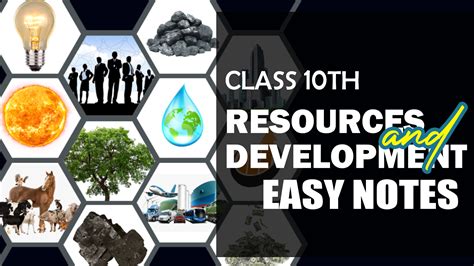 Class Th Geography Easy Notes Ch Resources And Development