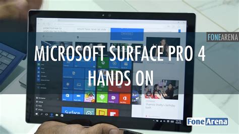 Microsoft Surface Pro 4 Unboxing And Hands On Youtube