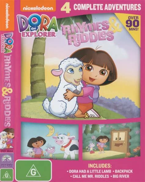 Dora The Explorer Dvd Lot Bundle X 3 Nickelodeon Jr Pal Region 4 Aus