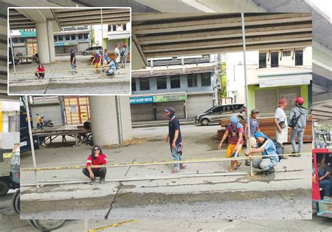 Dpwh Starts Fixing Newly Opened Ungka Flyover