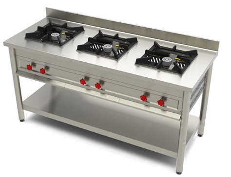 Manufacturer Lpg Commercial Kitchen Gas Burner Range For Hotel