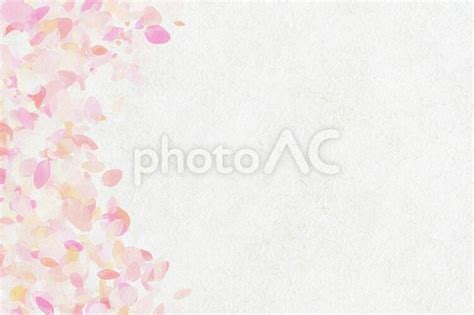 和紙と桃色の桜の花びらの和風 春の背景 Locked No 4271003｜写真素材なら「写真ac」無料（フリー）ダウンロードok