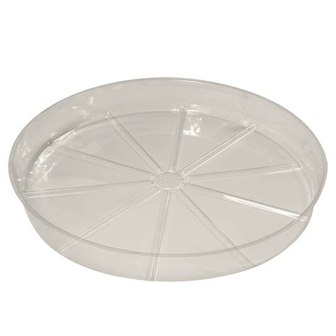 17-in Clear Plastic Plant Saucer at Lowes.com