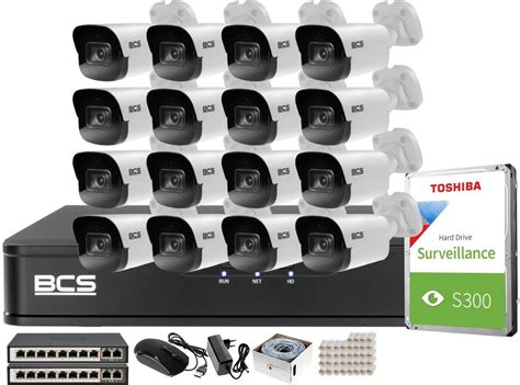 Zestaw Do Monitoringu Monitoring Mpx Zestaw Bcs Rejestrator Ip Bcs P