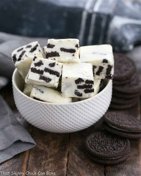 Oreo White Chocolate Fudge That Skinny Chick Can Bake