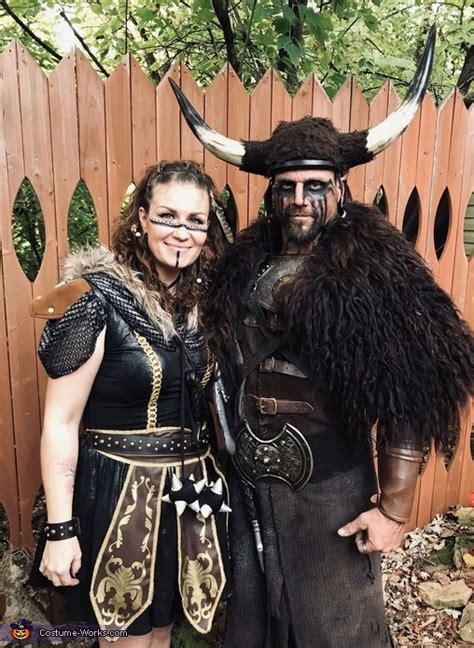 Vikings Couple Costume Mind Blowing Diy Costumes Viking Costume