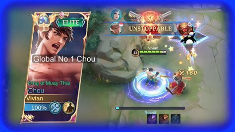 Chou New One Hit Build No Edit Chou Gameplay Pro Player