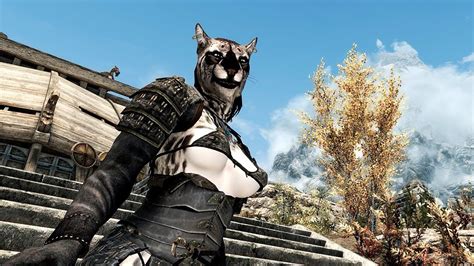 Beautiful Female Khajiit Part Skyrim Xbox One Youtube