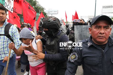 Seis campesinos indígenas heridos saldo del desalojo ayer en