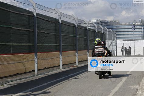 Race Retiree Nico Hulkenberg Ger Force India F On A Scooter At