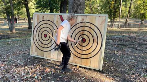 Diy Axe Throwing Target Build Exmarks Backyard Life