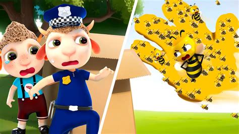 Nursery Rhymes And Kids Songs🐝👮‍♂️🍯 Wild Bees Dont Like Being Touched🐝🍯