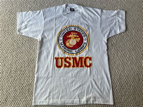 Vintage United States Marine Corps Usmc Single Stitch Gem