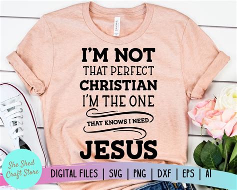 Im Not That Perfect Christian Svg Christian Svgs So Fontsy