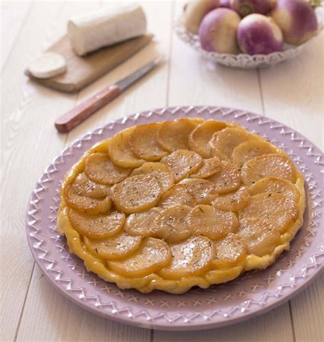 Tarte tatin aux navets miel et fromage de chèvre Recettes de cuisine