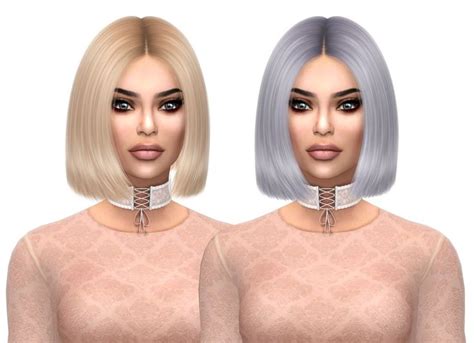 Kenzar Sims Nightcrawler S Tyra Naturals Hair Recolor Sims 4 Hairs