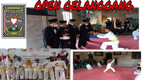 Open Gelanggang Psht Cup Rm Kusupangat Prov Lampung Oleh Wasit Juri Di