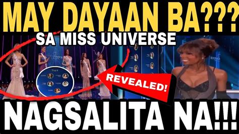 DAYAAN SA MISS UNIVERSE KANDIDATA NAGSALITA MICHELLE DEE TRENDING