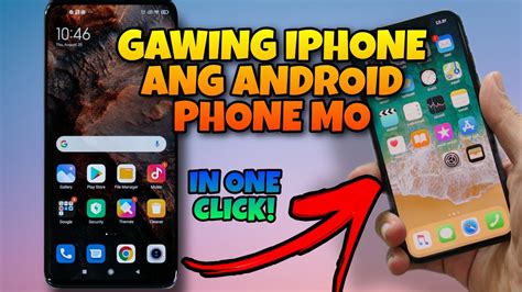 How To Turn Your Android Phone Into Iphoneios Tagalog Youtube