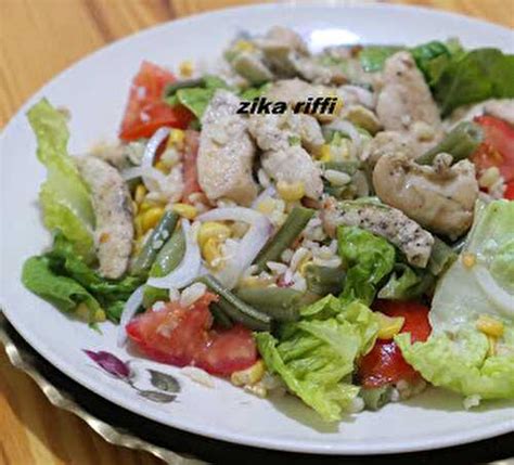 SALADE DE POULET AU BOULGOUR De Zika Riffi Et Ses Recettes De Cuisine