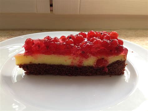 Johannisbeerkuchen Mit Schmand Pudding Creme Rezept Mit Bild