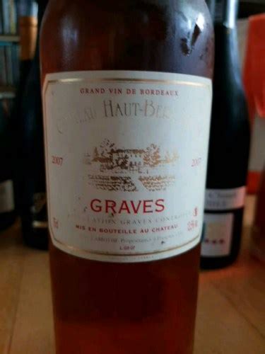 Ch Teau Haut Bergeron Graves Ros Vivino Us