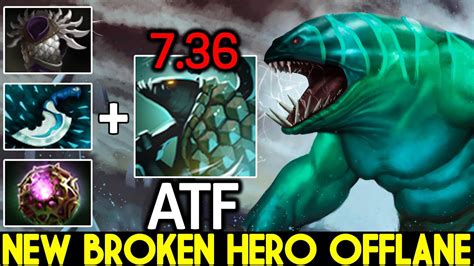 ATF Tidehunter New Broken Hero Offlane 100 Damage Block Dota 2 YouTube