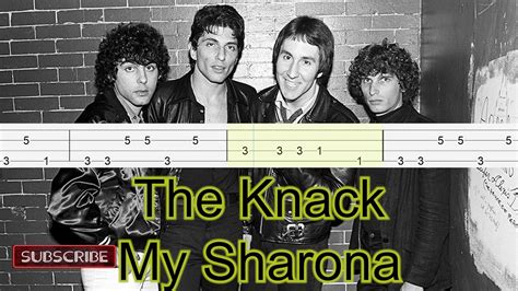 The Knack My Sharona Bass Tabs YouTube