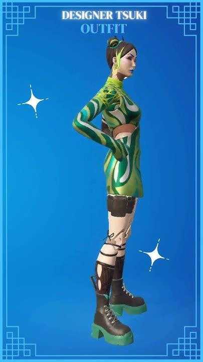 Fortnite Outfit Designer Tsuki Outfit Rare Youtube