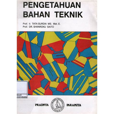 Jual Pengetahuan Bahan Teknik Tata Surdia Shopee Indonesia