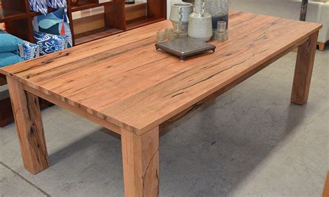 Leeuwin Rough Sawn Marri Or Jarrah Dining Table General Store