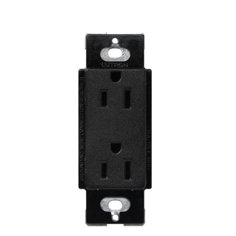 Lutron Satin Color A Duplex Receptacle Midnight