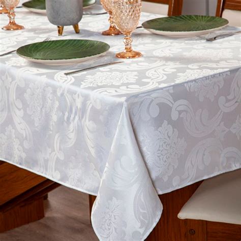 Toalha Para Mesa Lugares Sala Jantar Tecido Grosso Jacquard