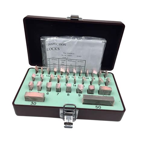 32Pcs High Precision Inspection Block Gauge Angle Calibration