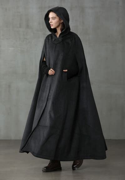 Hooded Wool Cloaks And Coats Linennaive On Etsy Tumbex