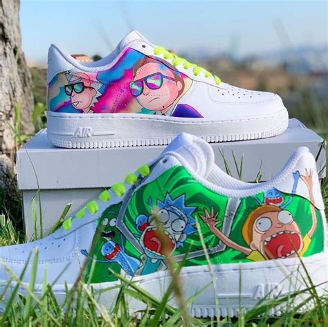 Rick And Morty Air Force 1 Custom Inspiration Trainers Portrait Nike