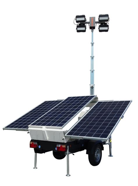 Torre De Iluminaci N Vt Solar Hydraulic Generac Mobile