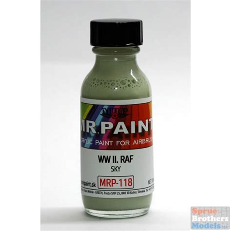 Mrp118 Mrp Mr Paint Ww2 Raf Sky 30ml For Airbrush Only Sprue Brothers Models Llc