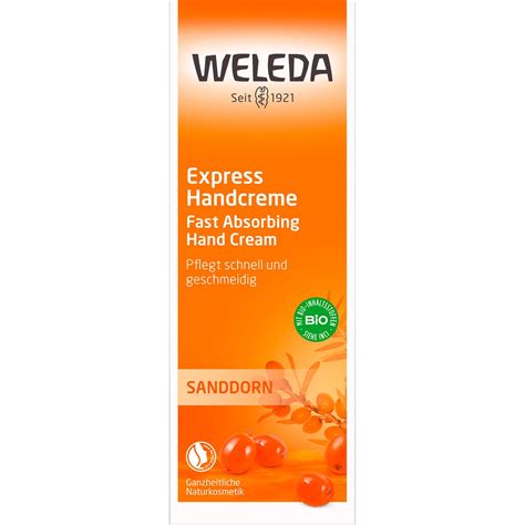 Weleda Sanddorn Express Handcreme Ml Shop Apotheke