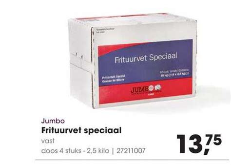 Jumbo Frituurvet Speciaal Aanbieding Bij HANOS 1Folders Nl