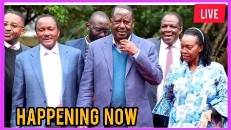 Live Big News To Raila Odinga Karua Makes A Major Announcement