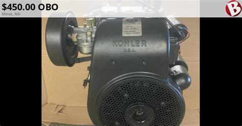 Kohler Hp K Complete Engine Minot Nd