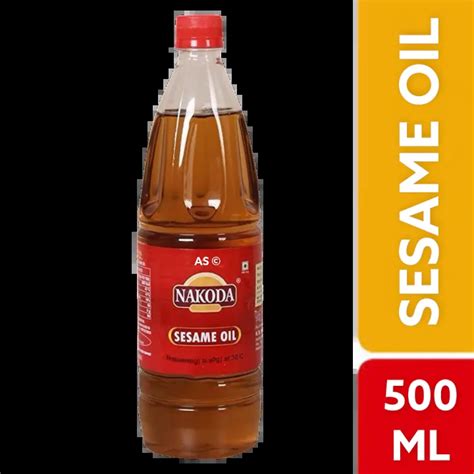 Sesame Oil 500 ml NAKODA เซซาม ออยล นำมนงาธรรมชาต ตรา นาโกด