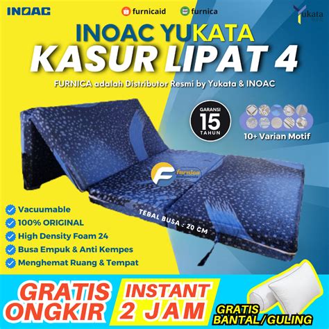 Jual Furnica Kasur Lipat Kasur Busa Lipat Inoac Yukata