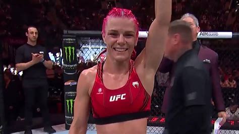 Gillian Robertson Octagon Interview Ufc Kansas City Youtube