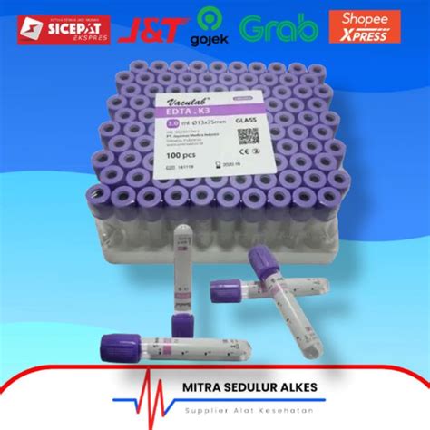 Jual Tabung Vaculab Edta Ml Onemed Onelab Vacutainer Vaculab Shopee