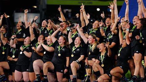 Womens Rugby World Cup New Zealand Black Ferns History Making Win